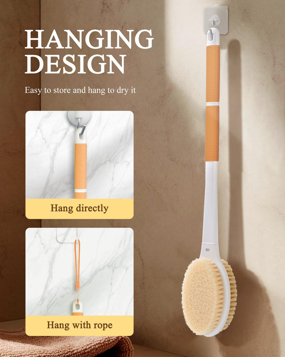 Rafow brosse-douche nettoyage sechage rapide.