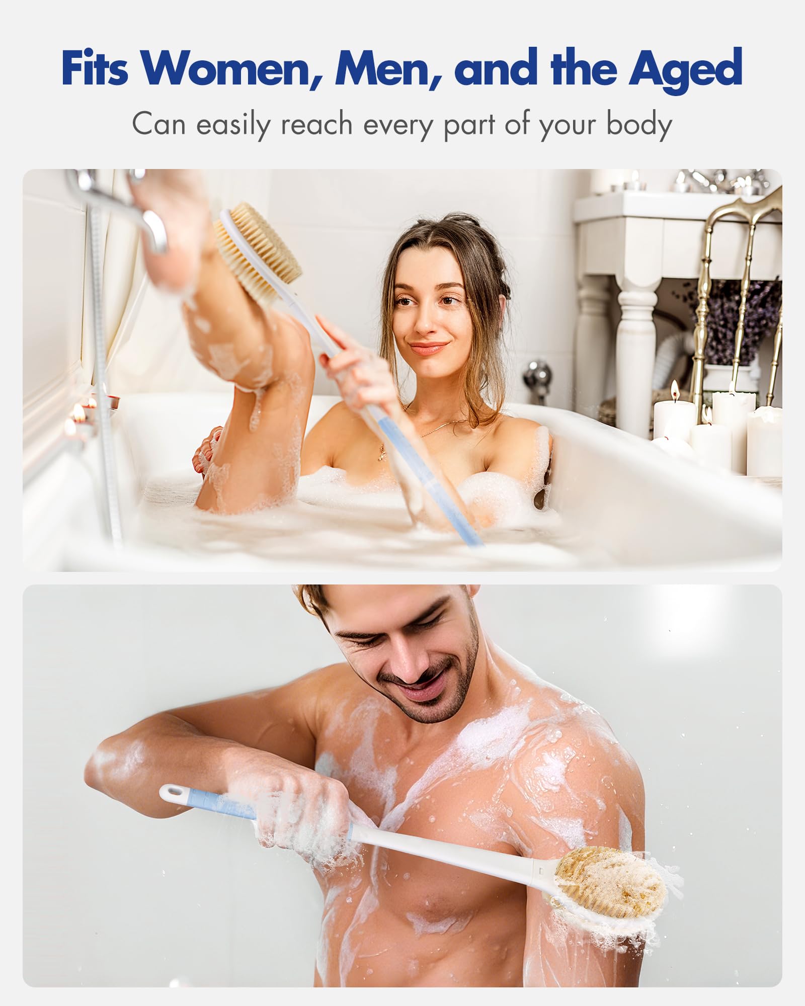 Rafow: poils naturels non blanchis pour exfolier en douceur.