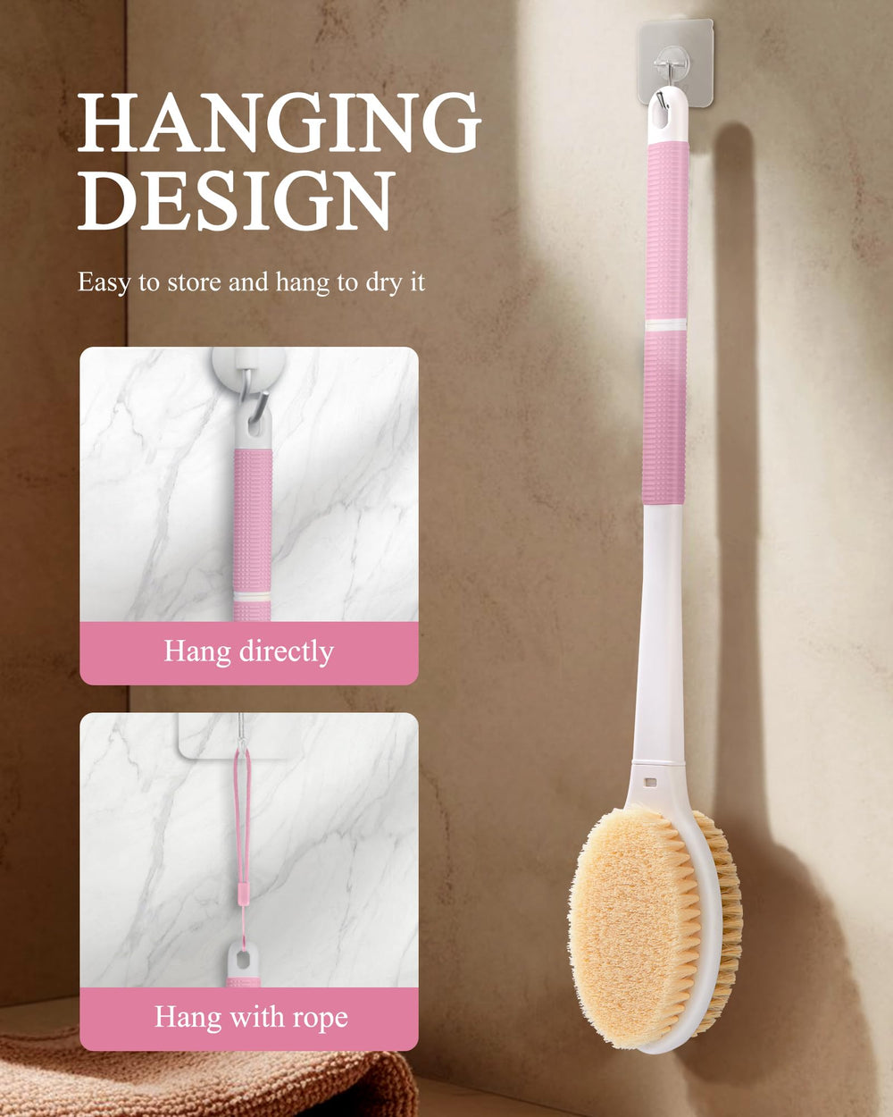 Rafow brosse douche rangement pratique et leger