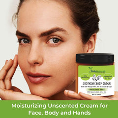 RaGaNaturals Crème Mangue en pot, hydratation durable pour tout le corps.