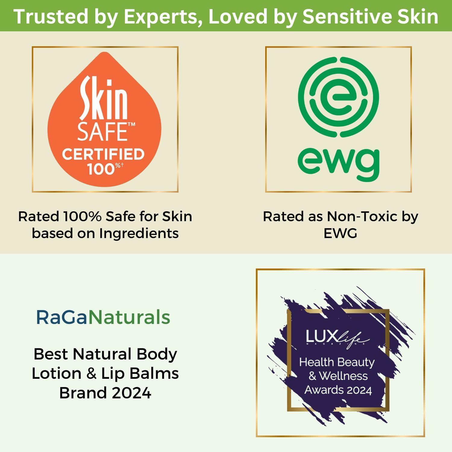 RaGaNaturals emballage pompe pratique garantit une distribution contrôlée.