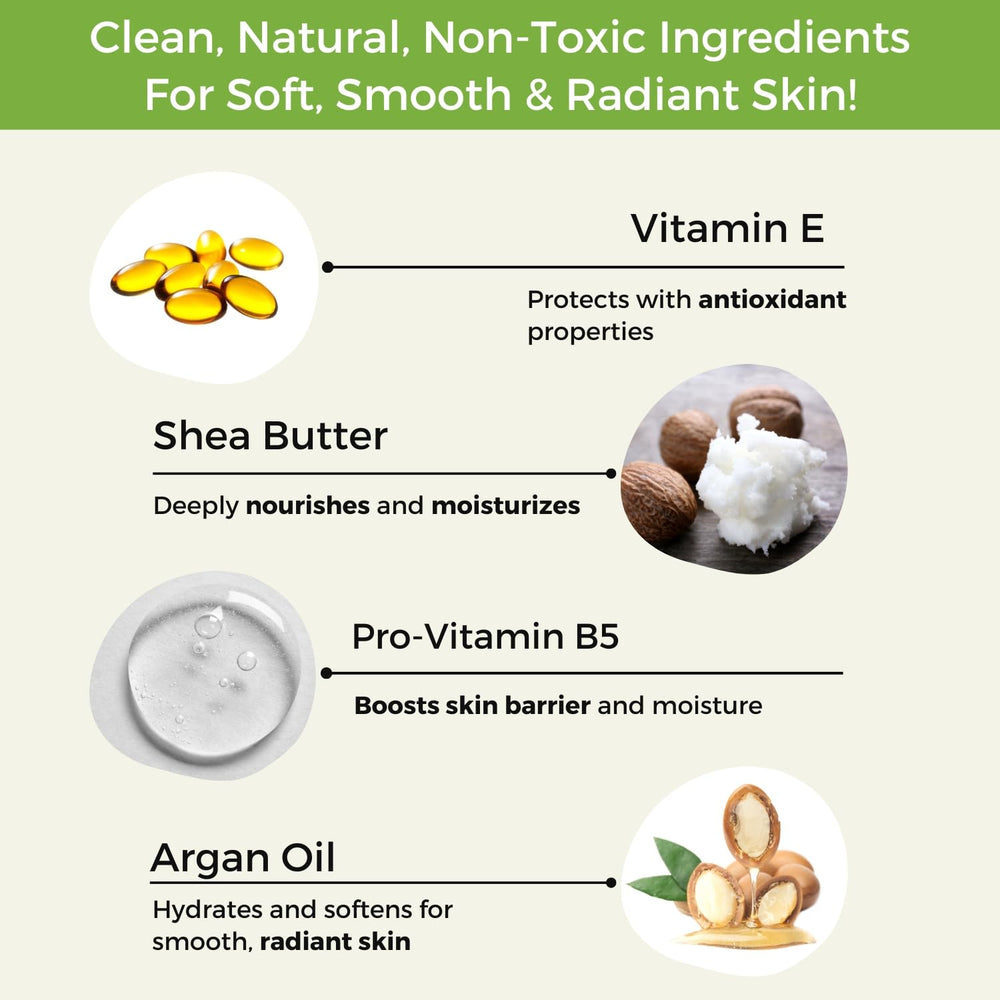 RaGaNaturals pompe montre une application facile pour une hydratation rapide.