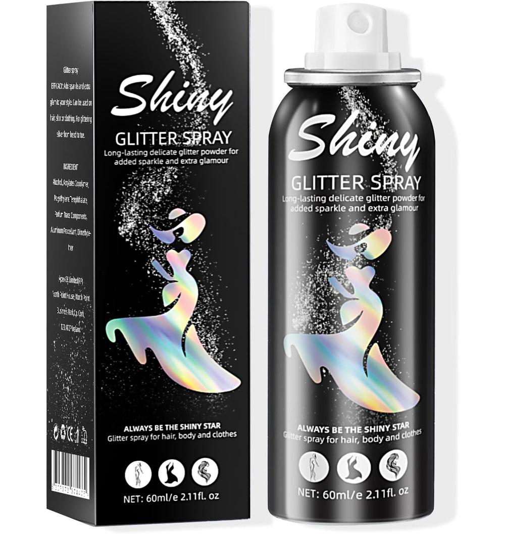 Ragkun paillettes-corps-pulverisateur : brillance durable sur peau pour festival.