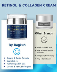 Ragkun Retinol Cream texture close-up illustrating smooth absorption during use.