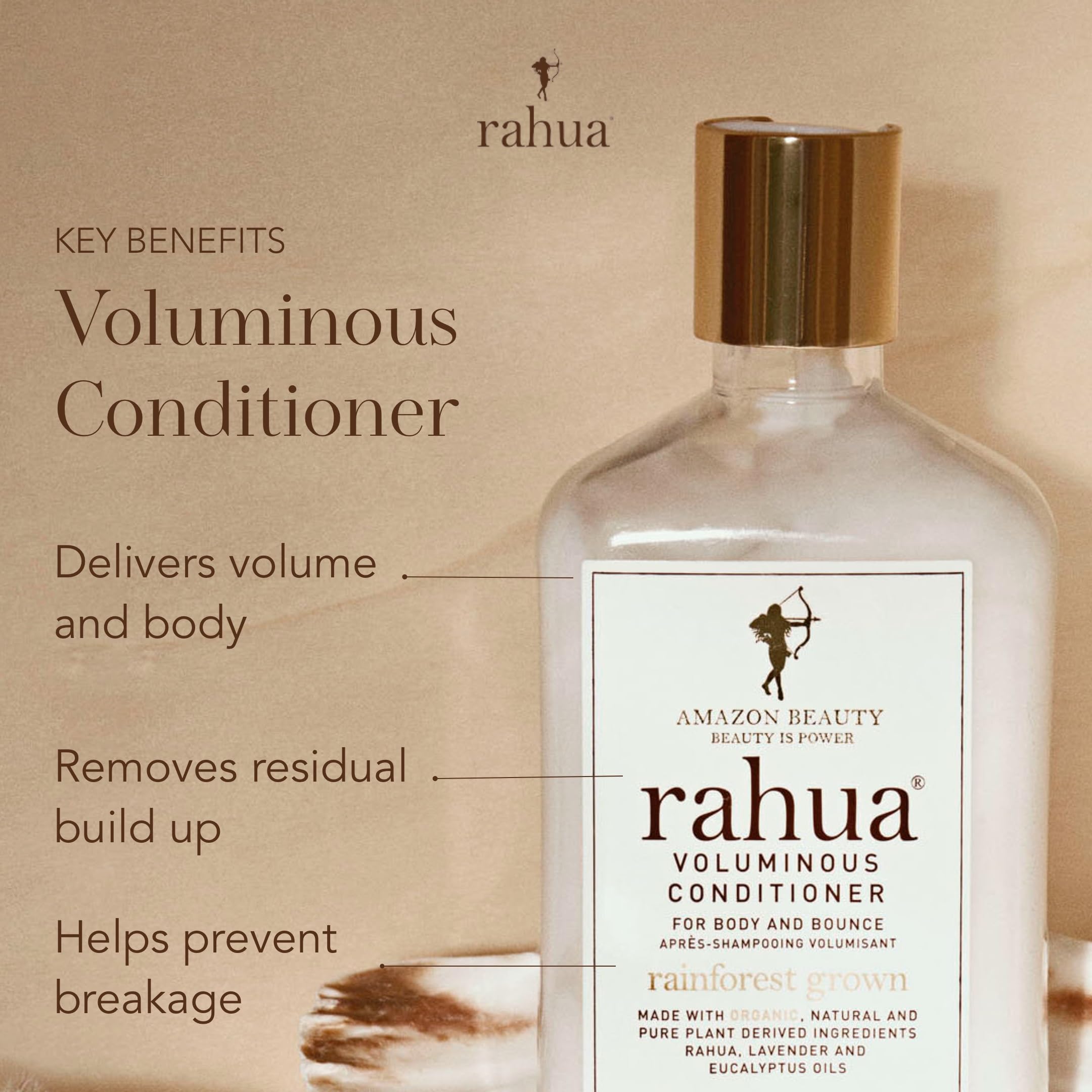 Rahua Conditionneur Volume, après-shampooing prêt à nourrir les longueurs et les pointes.