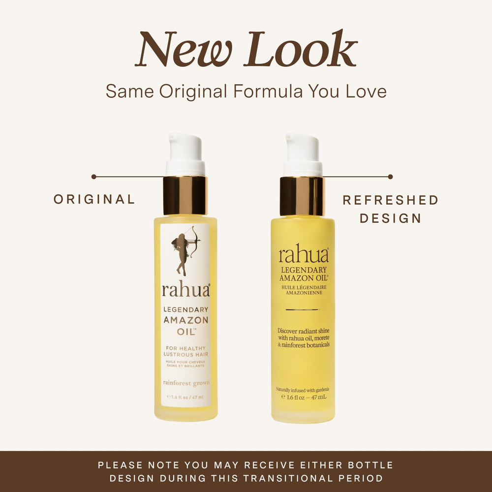 Rahua Legendary Amazon Oil : application facile en main pour une coiffure fluide.