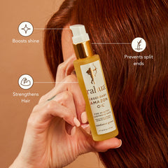 Rahua Legendary Amazon Oil : brillance perceptible et cheveux plus lisses sans effort.