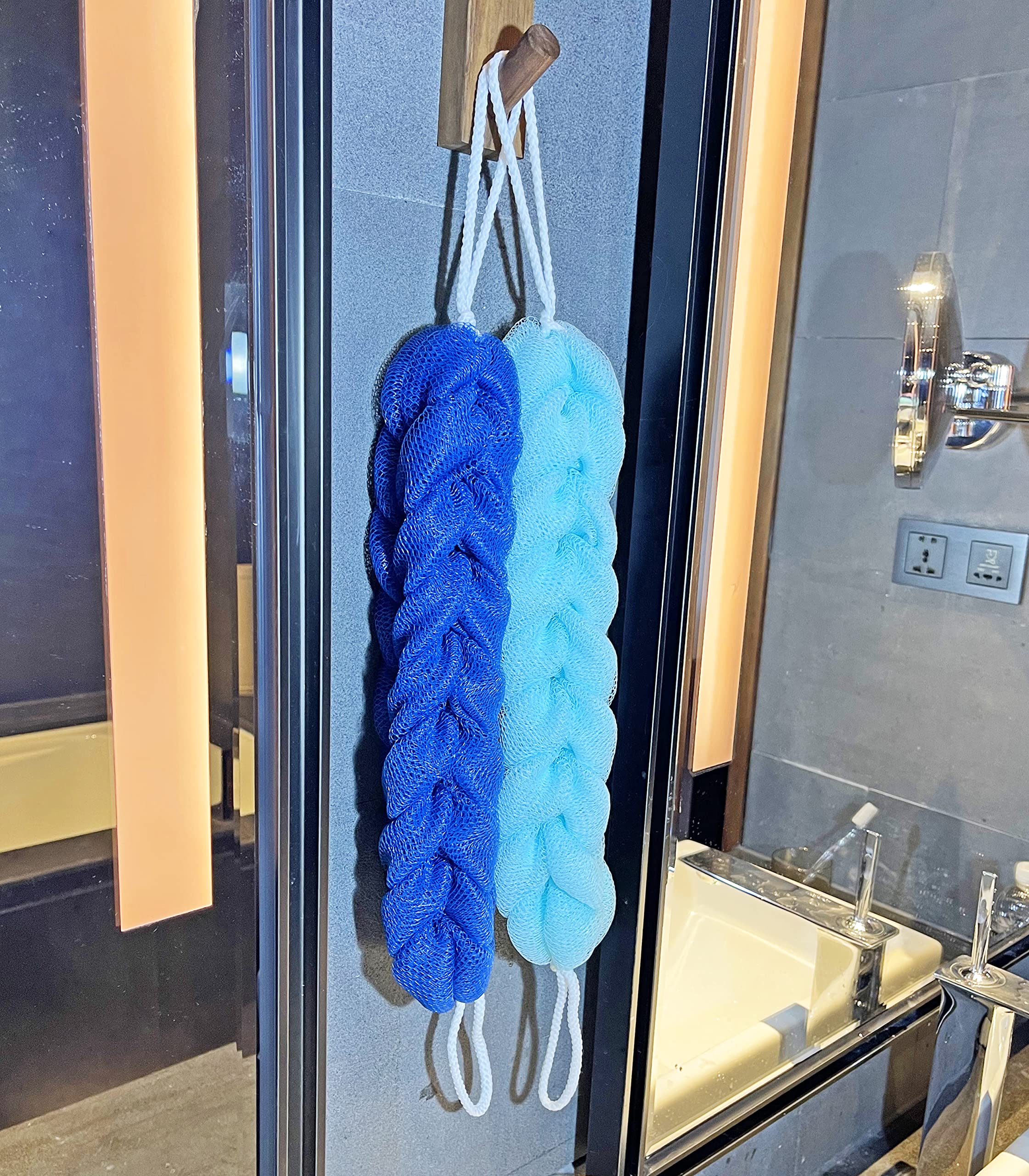Rainbow Moon pack deux eponges bain: soin familial pratique.