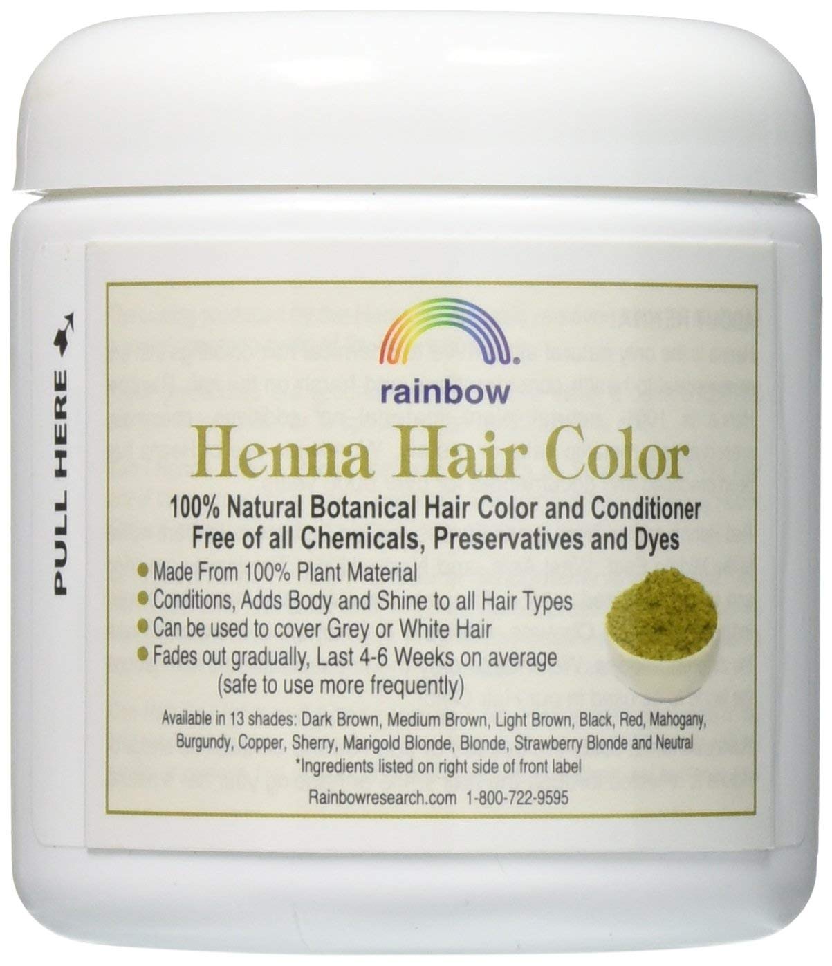 Henné Rainbow Research persan clair – application précise pour une couleur uniforme.