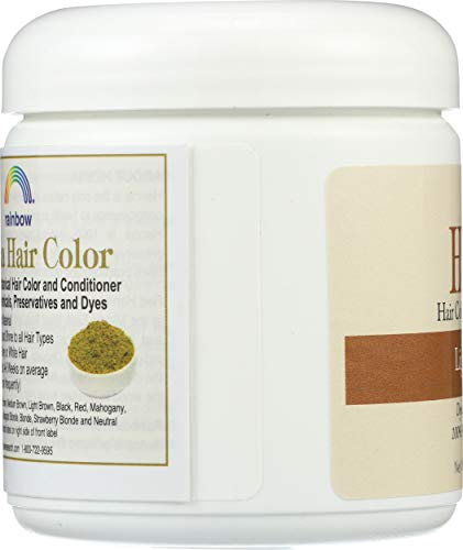 Rainbow Research Henné emballage quotidien support d ingrédients botaniques pour coloration sûre