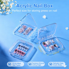 Raisetip boîte acrylique avec film protecteur préservant l éclat et la propreté