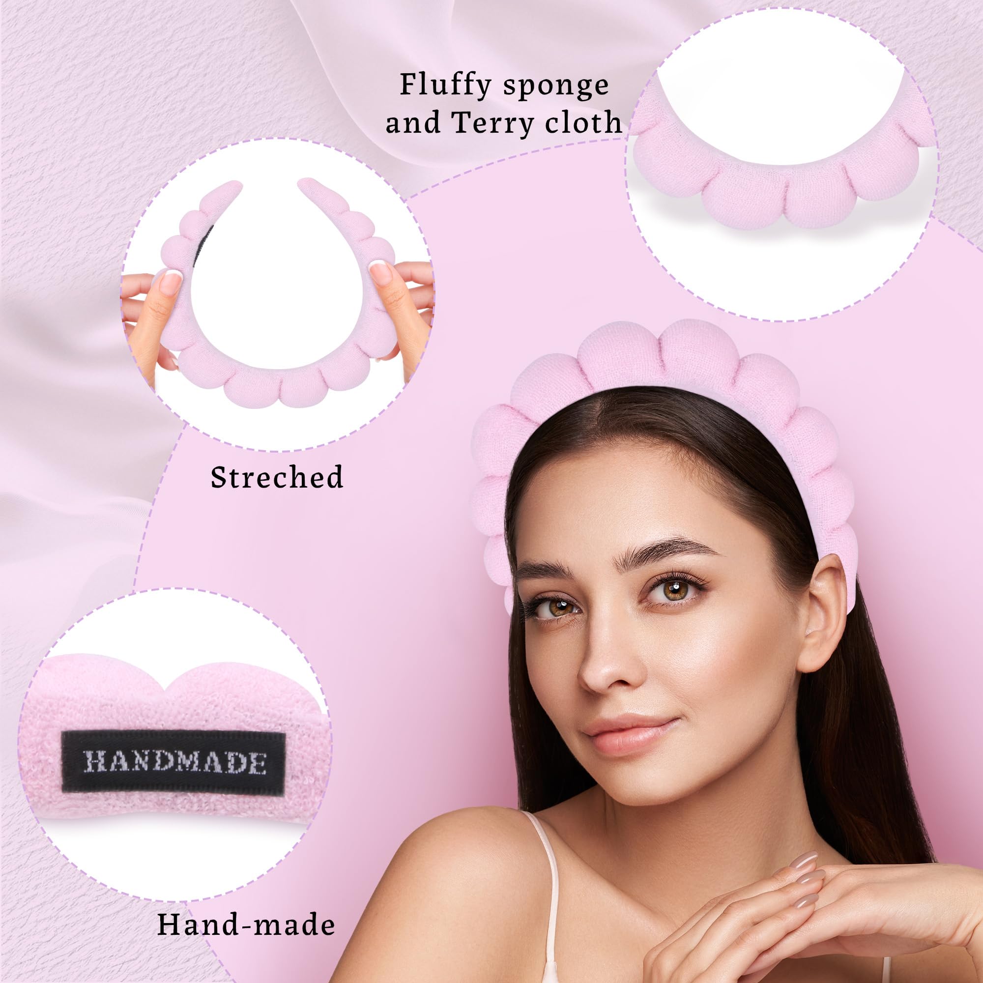 RAISEY bandeau absorption éponge rapide pour routine beauté efficace