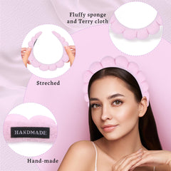 RAISEY bandeau absorption éponge rapide pour routine beauté efficace