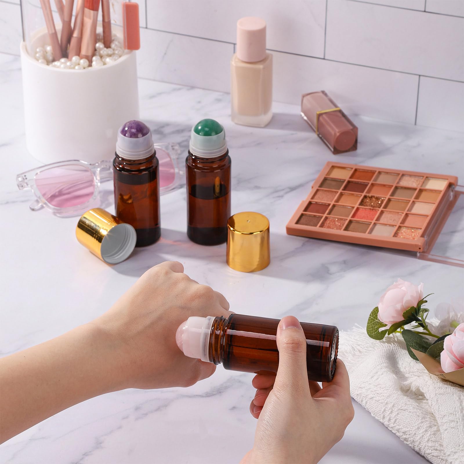 RAMFIYN Utilisation polyvalente: huiles essentielles, déodorants et mélanges faits maison.