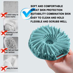 RamPula brosse silicone brins massants pour relaxation musculaire après l'entraînement.