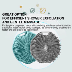 RamPula brosse silicone avec poignée ergonomique pour prise sûre et anti-glisse.