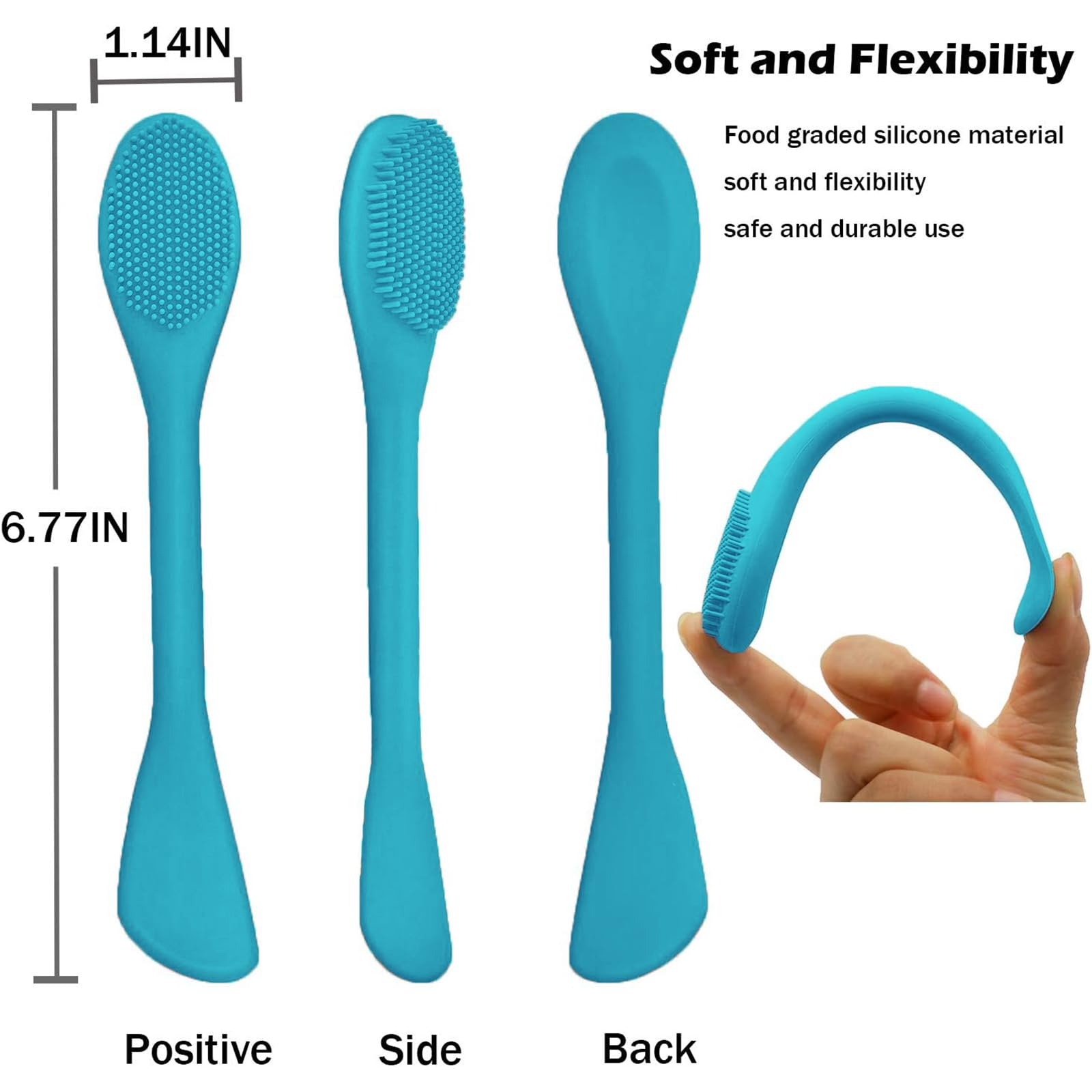 RamPula nettoyage brosse silicone réutilisable et facile à sécher