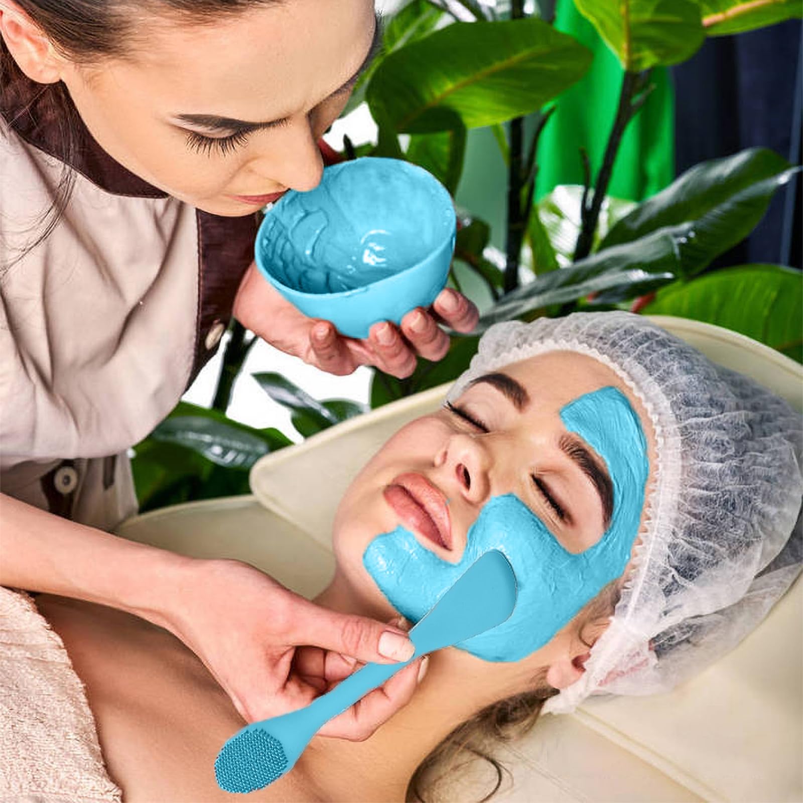 RamPula soin visage à domicile avec outils de masque