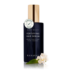 Mighty Majesty par RANAVAT BOTANICS: bouteille sérum cheveux pour hydratation et brillance