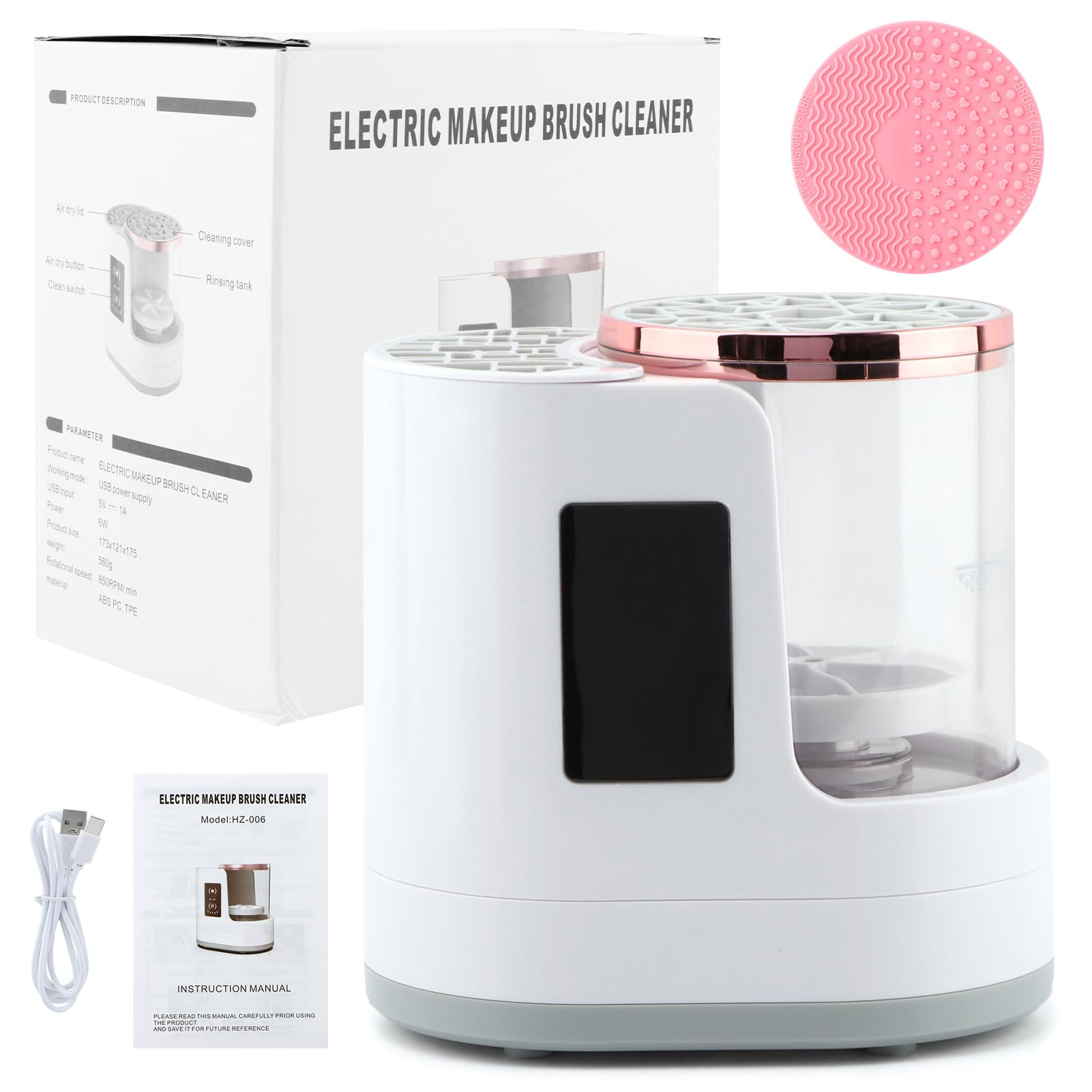 Ranjaner bol nettoyage silicone doux: protège les poils et élimine les résidus.
