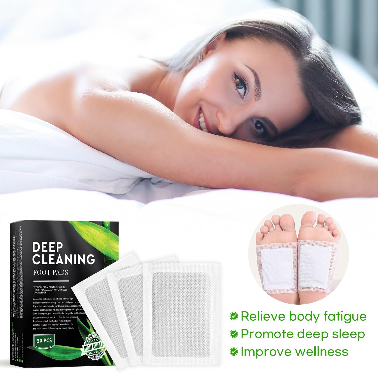 Rantherm application-pieds-nuit: pose simple avant le coucher pour une détente naturelle