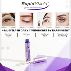 RapidShield biotine et acide hyaluronique, ingrédients nourrissants pour les cils