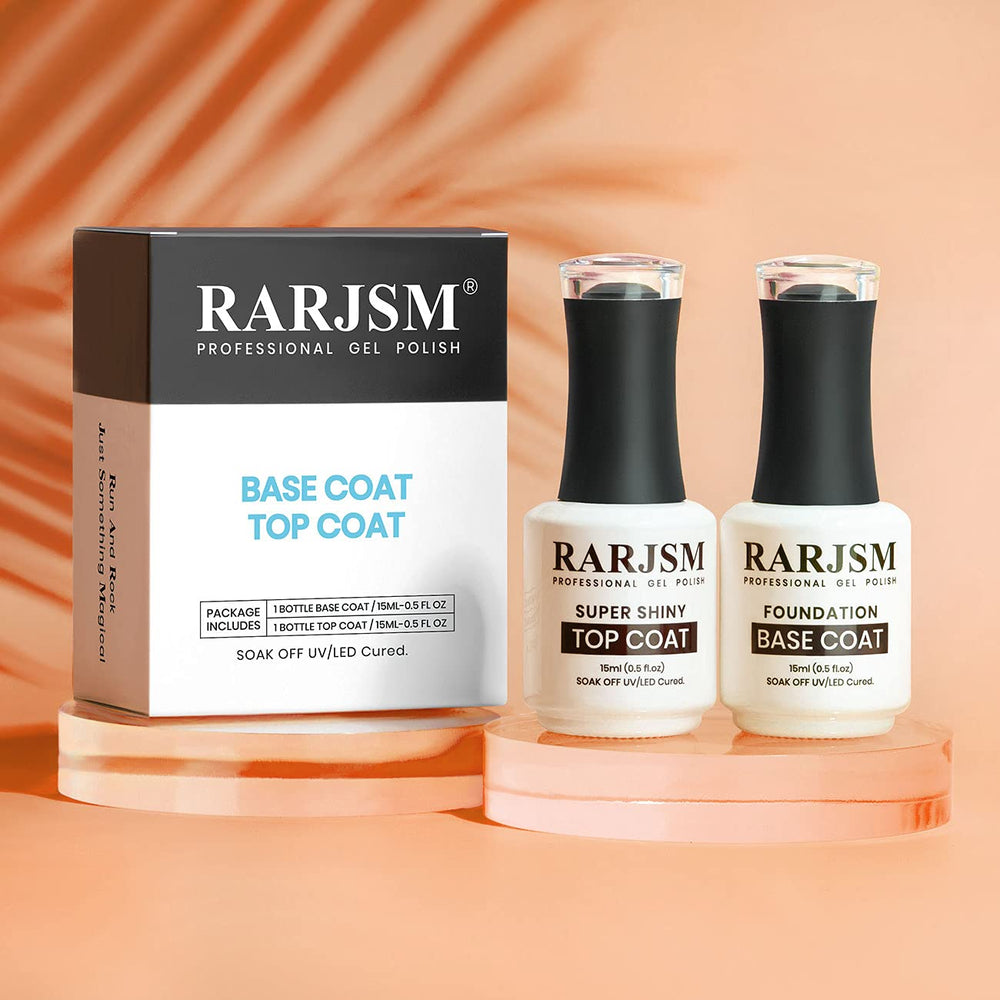 RARJSM Couche de finition brillante – brillance durable pour les ongles