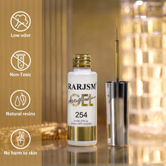 RARJSM decor-ongles glitter argent bronze pour des accents modernes.
