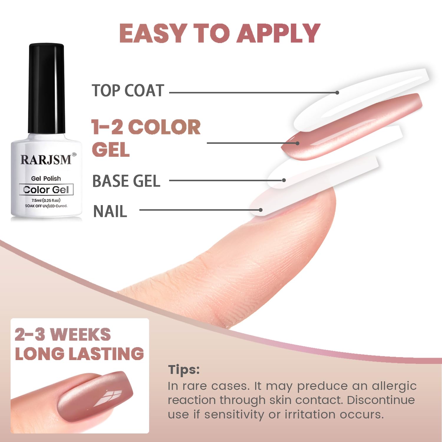 Effet cat eye nacré durable selon l’éclairage avec RARJSM