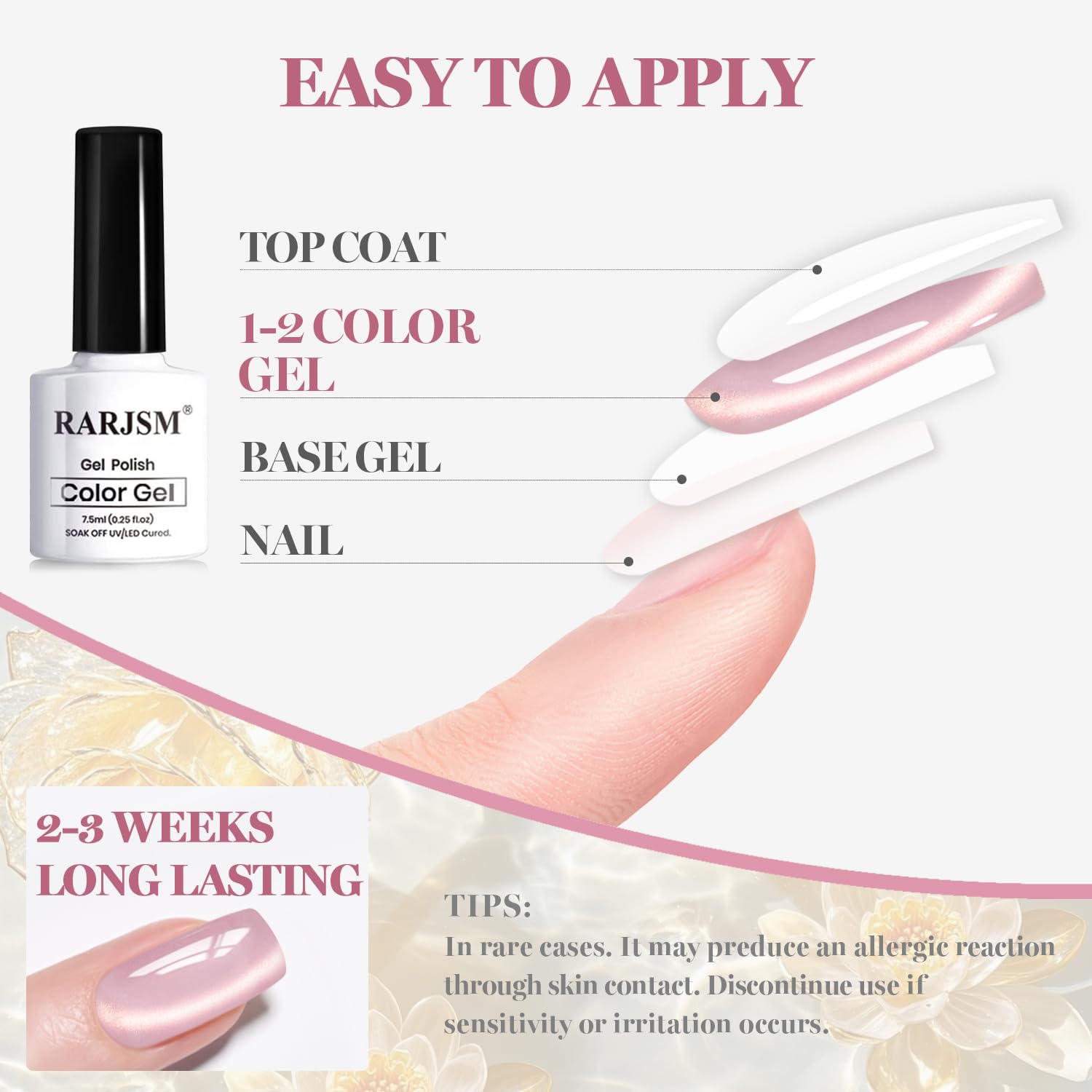 Kit manucure maison Cat Eye RARJSM, poursoutils faciles à domicile