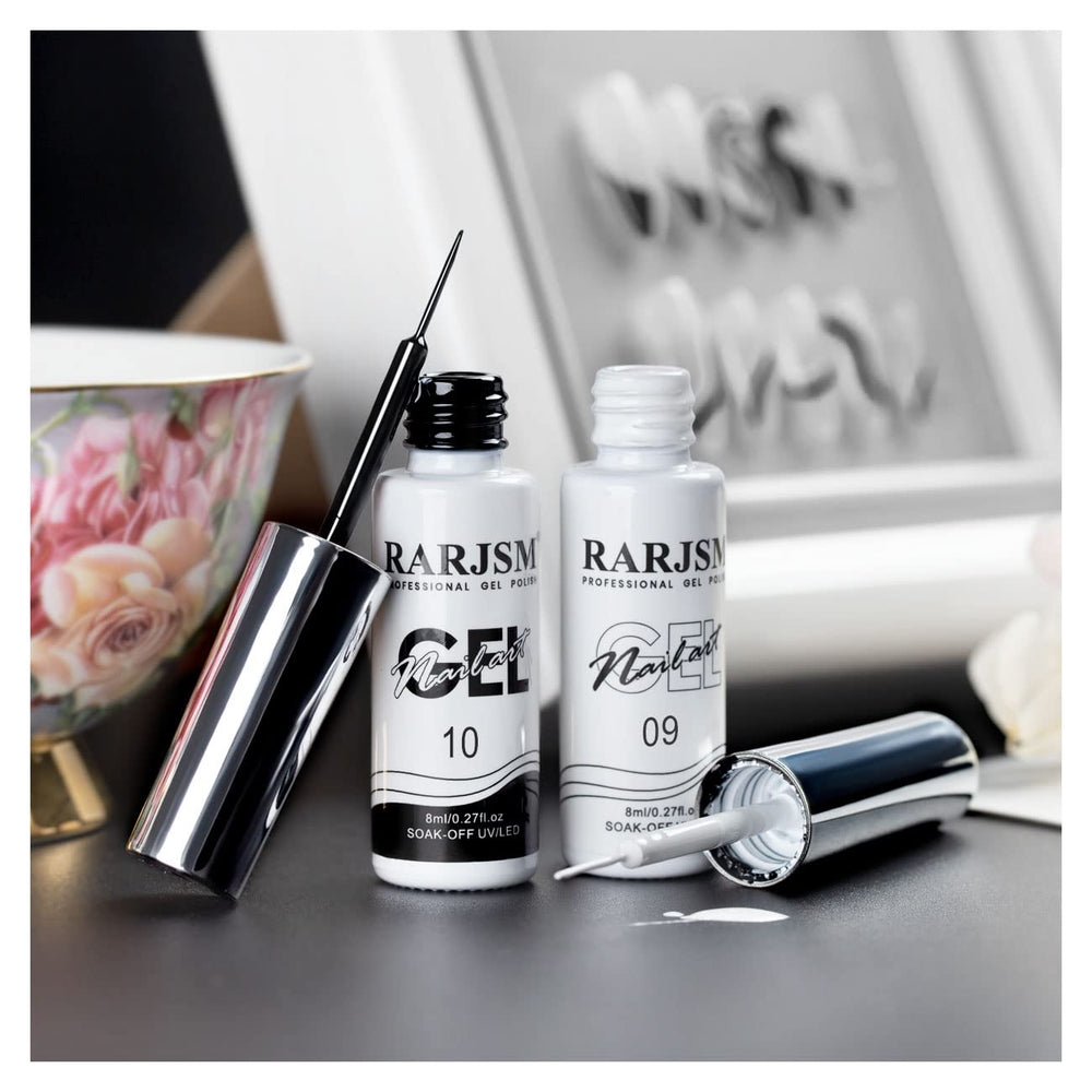 RARJSM Gel avec ligne mince pour dessins nets sur ongles.