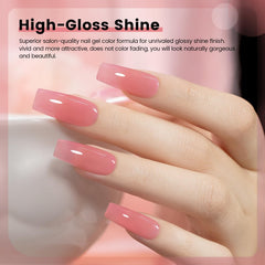 RARJSM Jelly Nude Gel teinte lait, nude doux pour port quotidien
