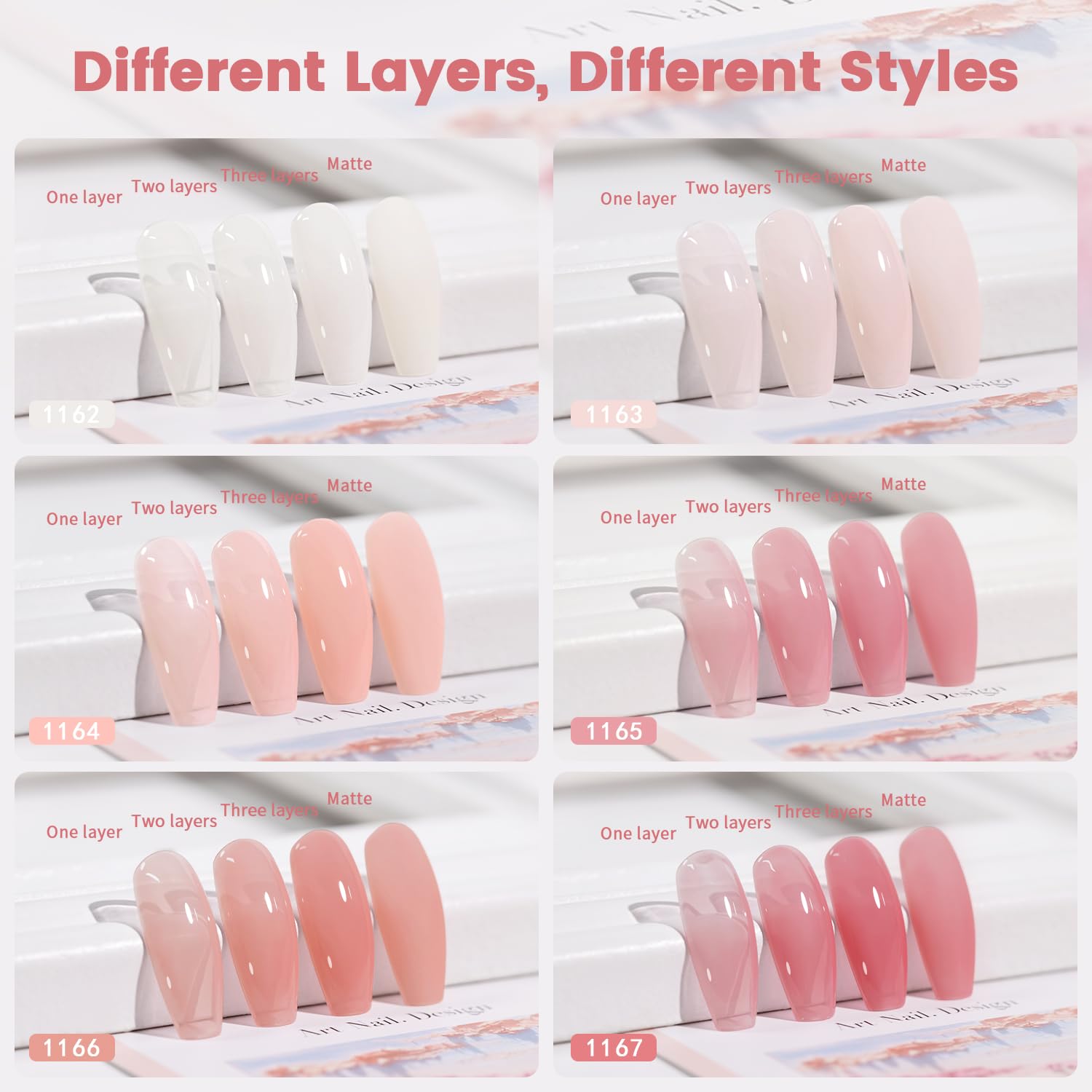 RARJSM Jelly Nude Gel couleur nude satin, rendu velouté et naturel