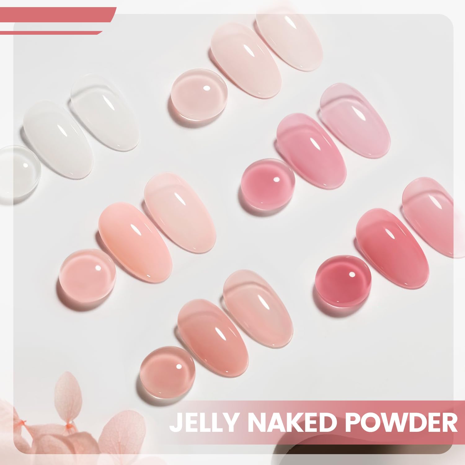 RARJSM Jelly Nude Gel teinte rose clair, utile pour couches multiples et effet rosé