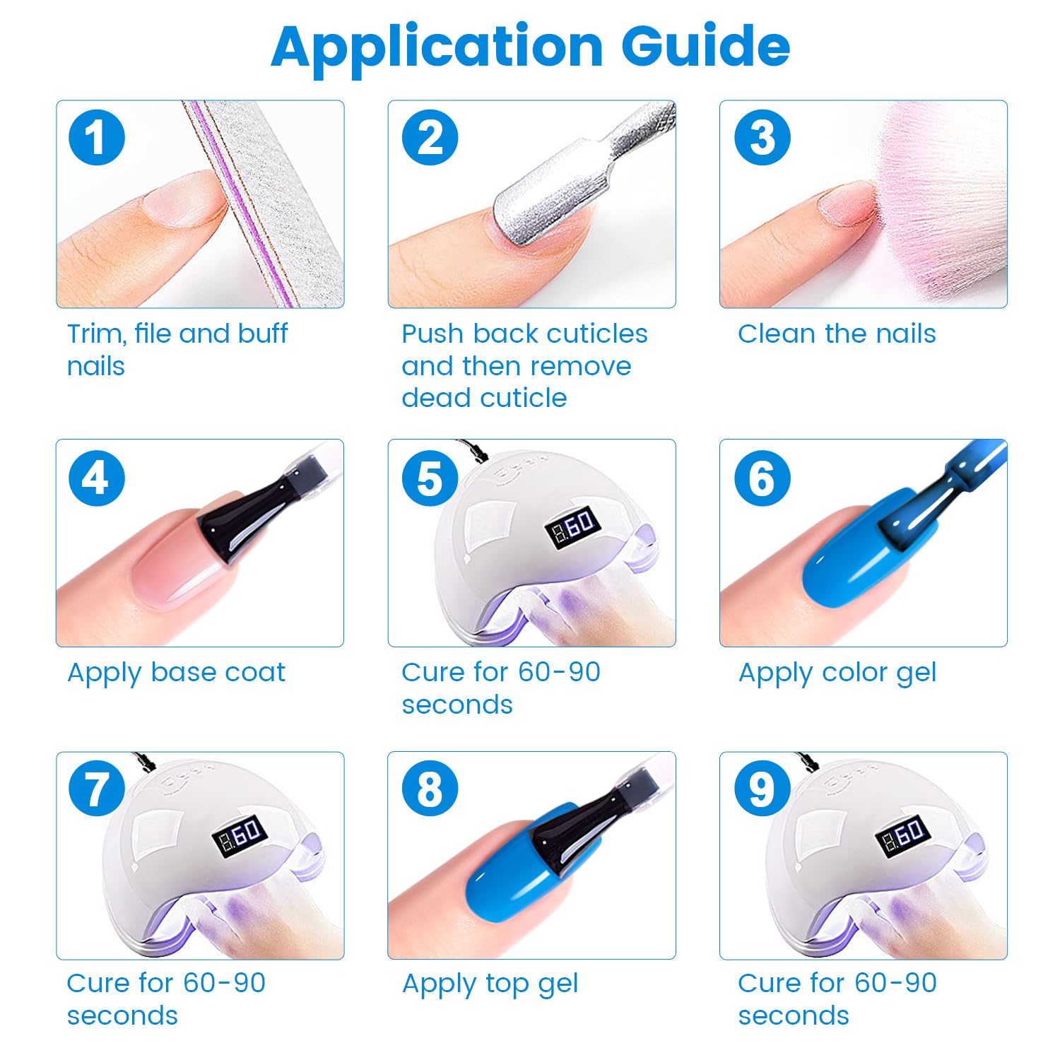 RARJSM Échantillon translucide pour tester les teintes facilement.