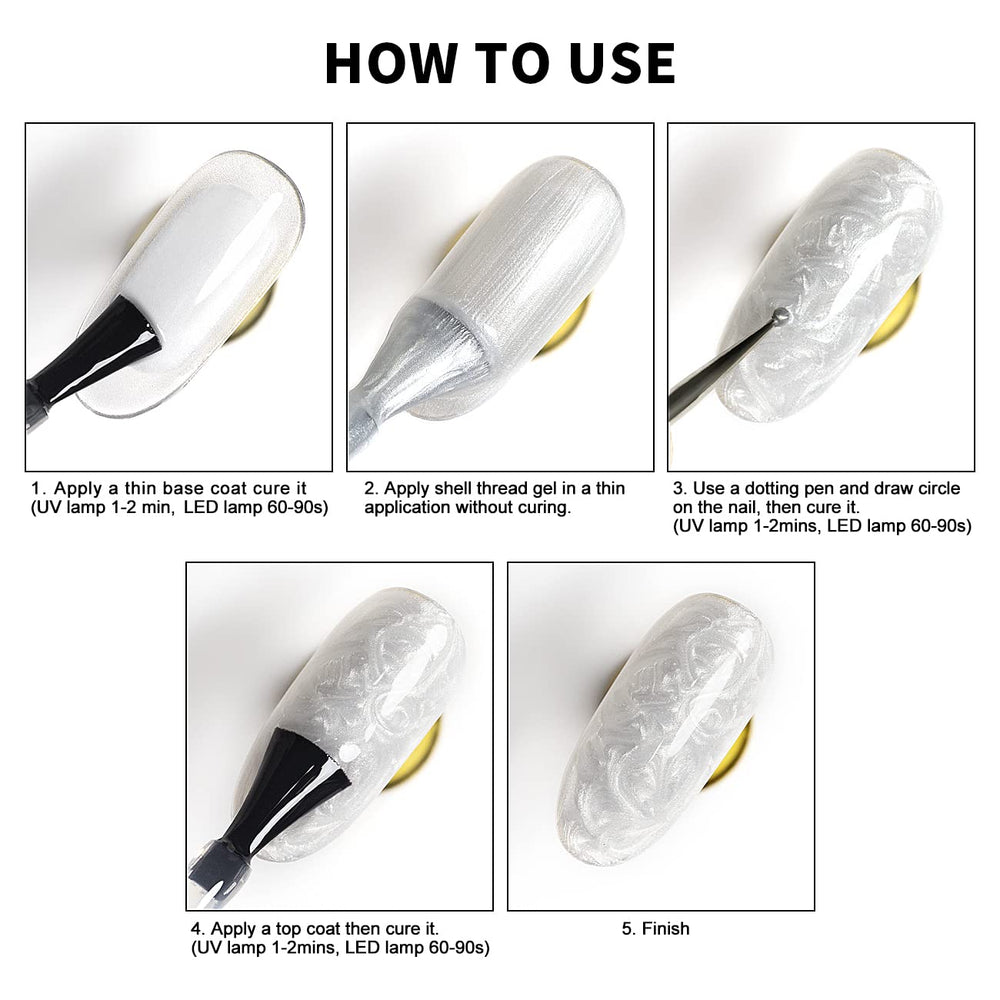 RARJSM Pearl Gel Finition Brillante, prêt pour toutes les occasions.