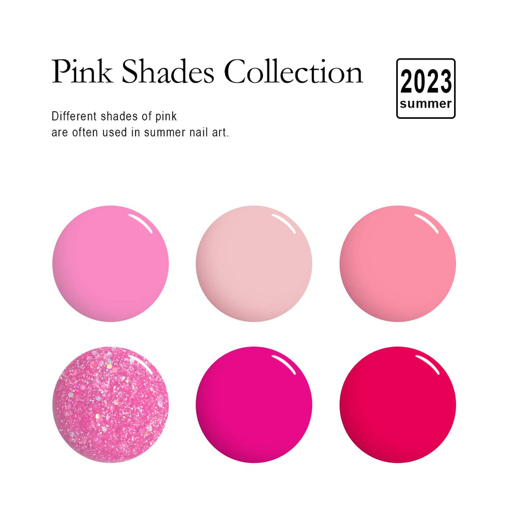 Vernis gel RARJSM rose pailleté avec brillance longue durée