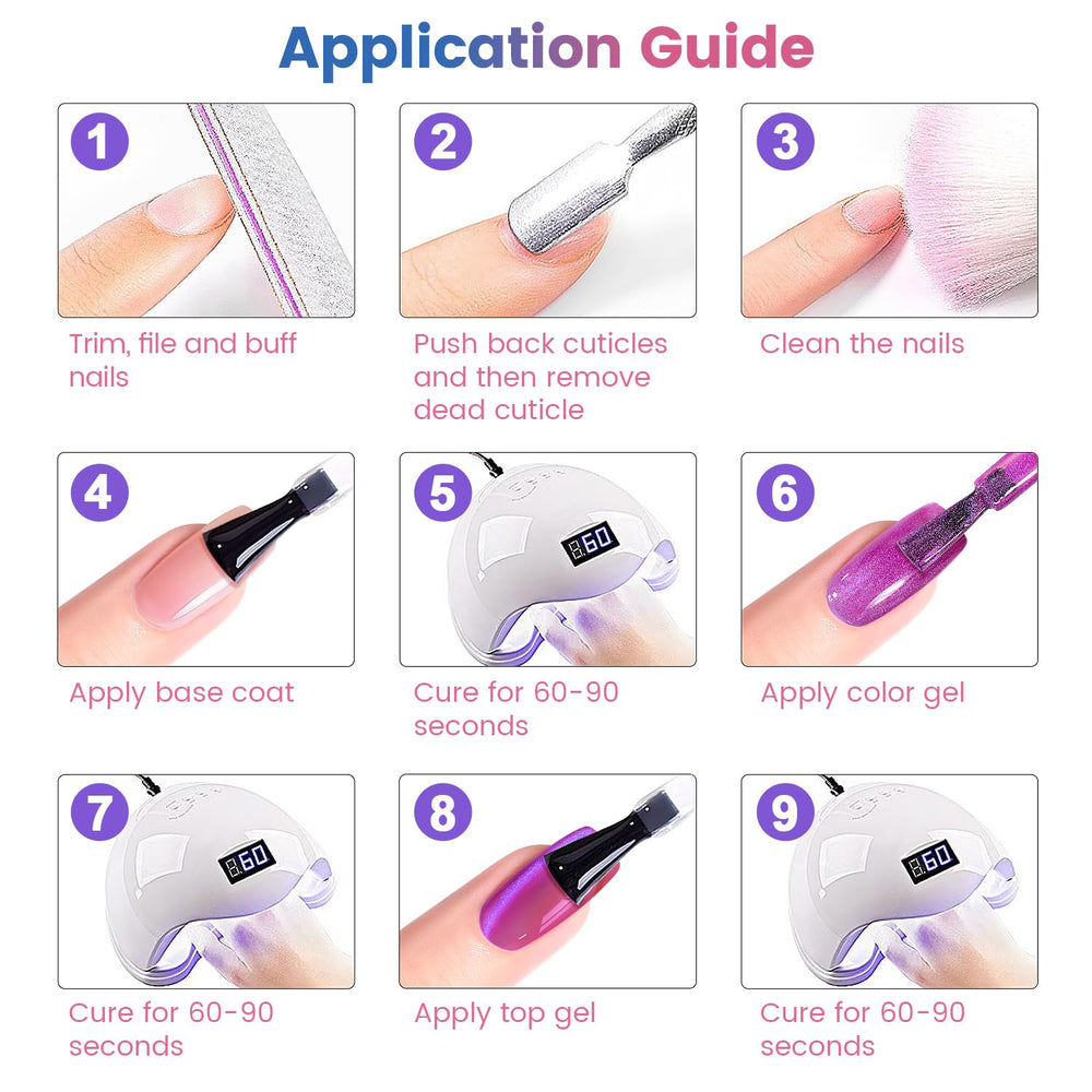 RARJSM baton-magnetique pour creer oeil-de-chat facilement avec le vernis ceramique