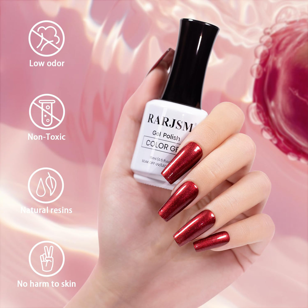 RARJSM vernis gel chameleon base et finition assure une tenue durable