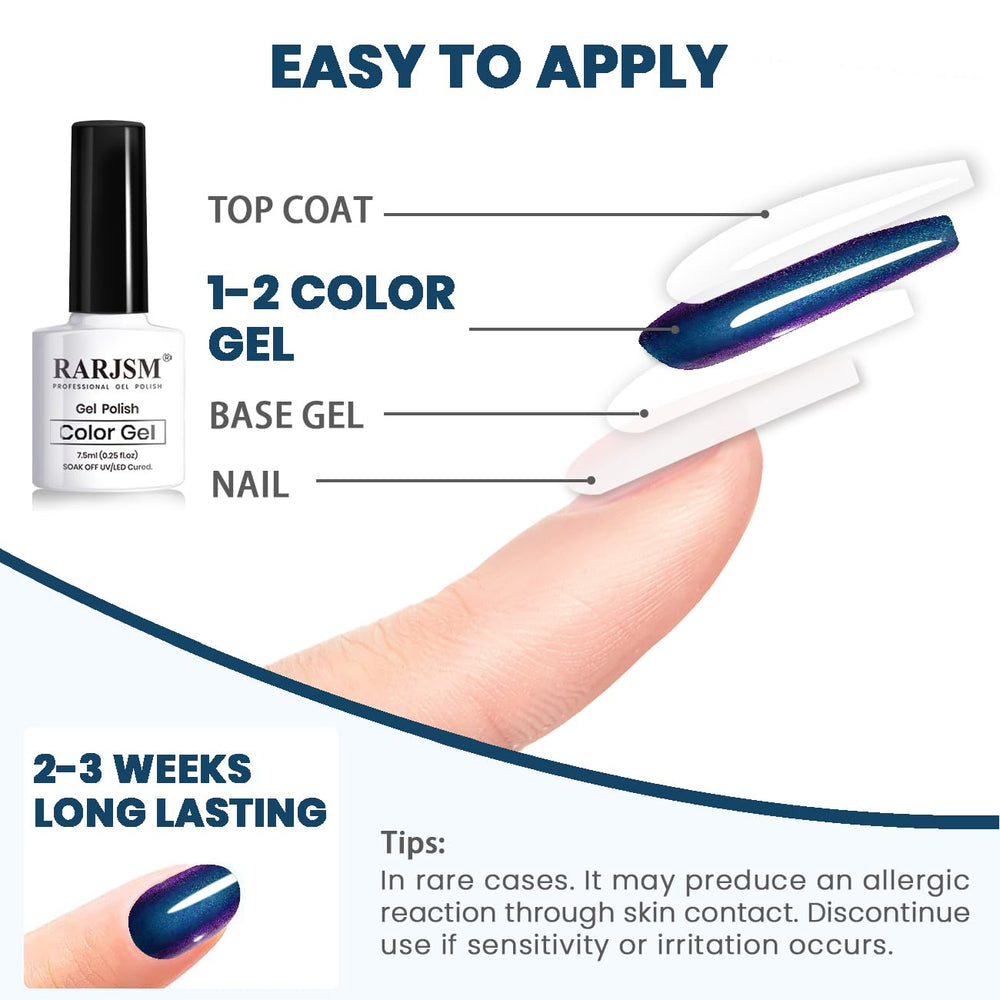 Compatible lampe UV/LED; utilisation avec base et top coat recommandée.