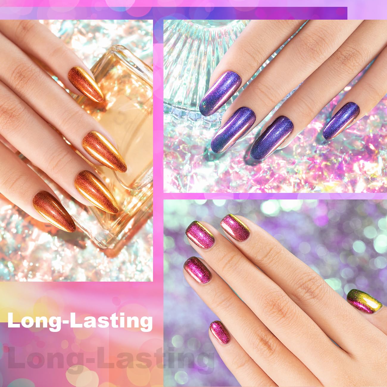 Lot 6pcs RARJSM vernis gel 7,5 ml prêt à l’emploi et coordiné.