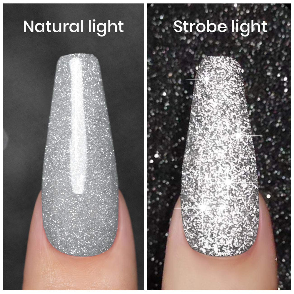 Vernis gel RARJSM argenté – application facile et rapide