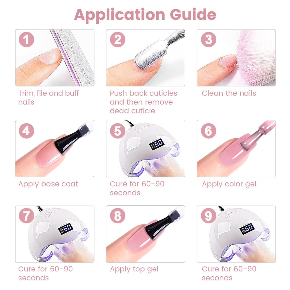Soin des ongles et brillance durable avec Vernis Gel Nude Jelly de RARJSM