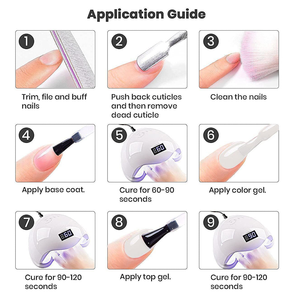 Vernis gel nude pour manicure à domicile RARJSM, pratique et polyvalent.