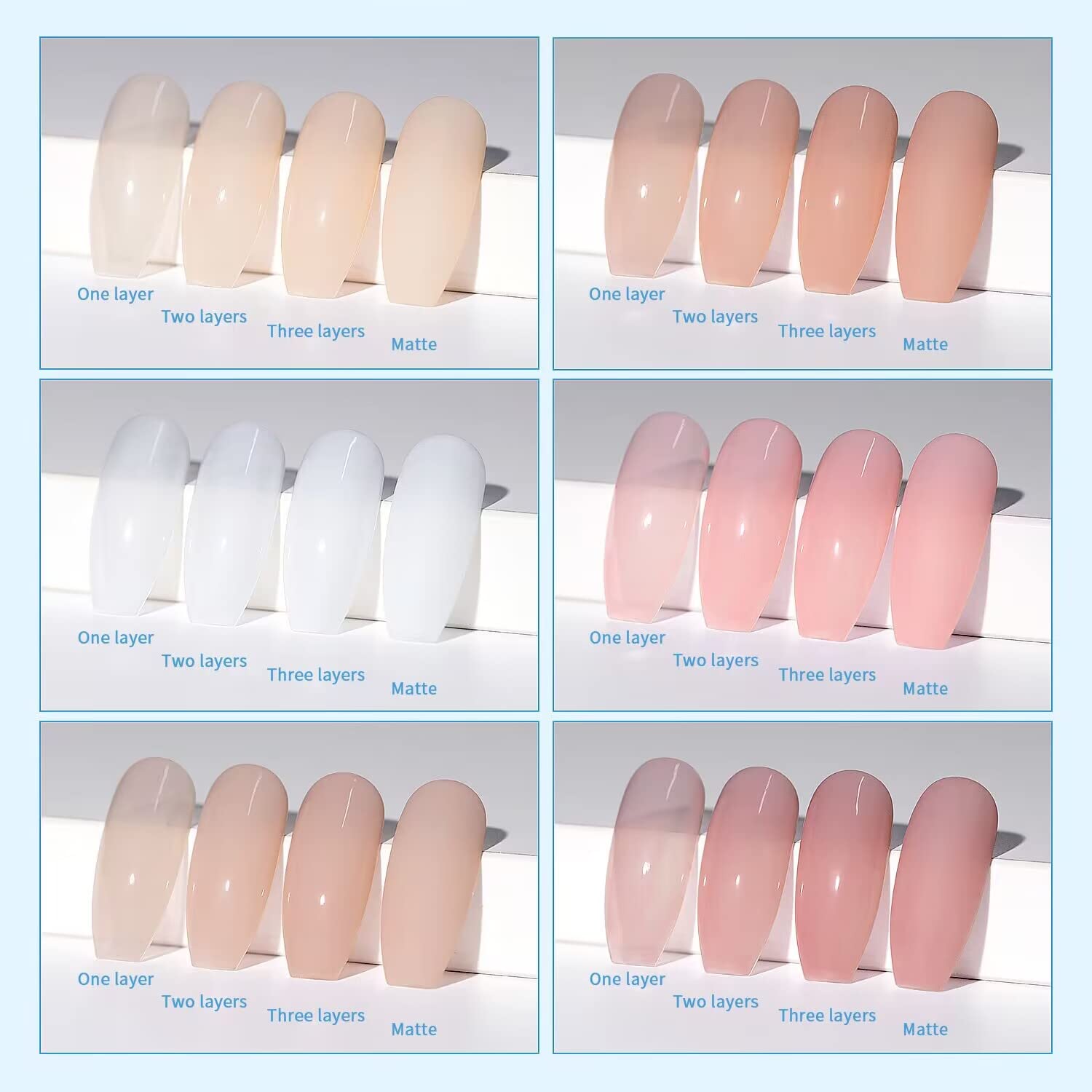Vernis gel nude RARJSM teinte mavue rose, texture légère.