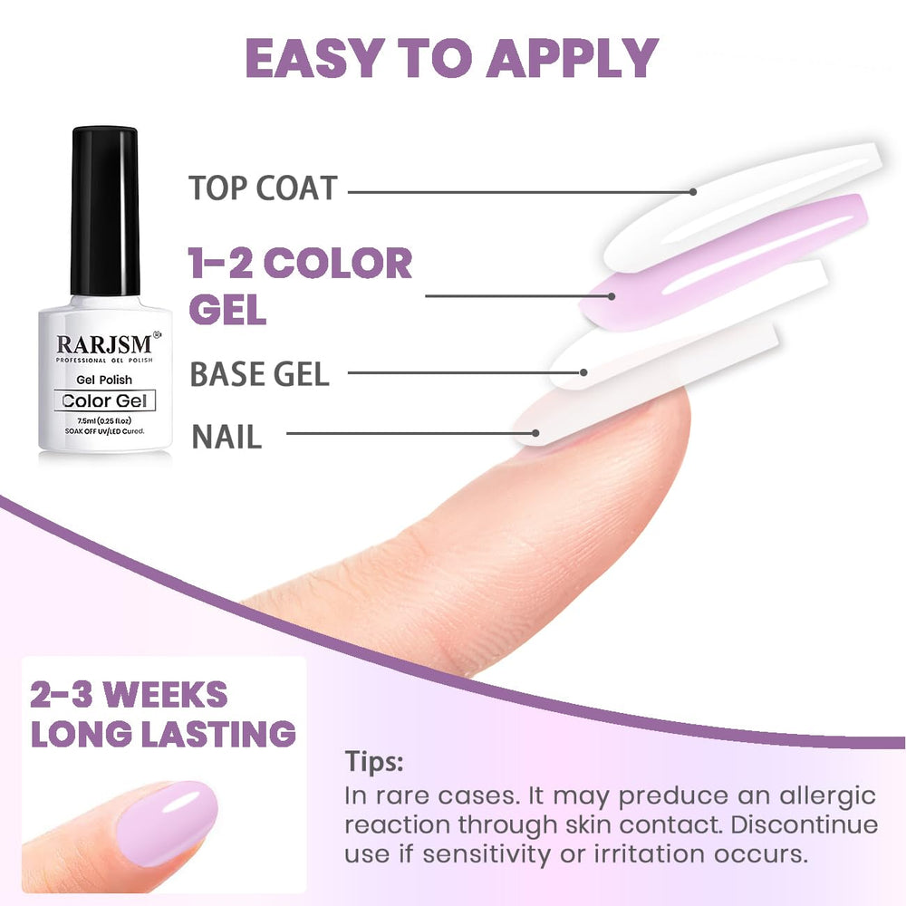 Vernis nude violet ombre légère, fini discret et chic