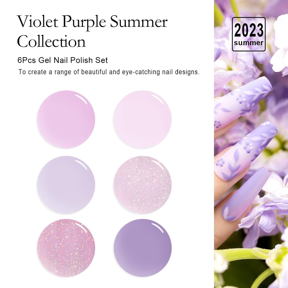 Vernis nude violet rose pâle, nuance douce et polyvalente