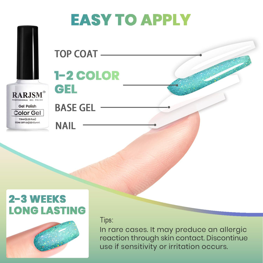 RARJSM Vernis œil-de-chat prêt à l emballage pour rangement pratique.