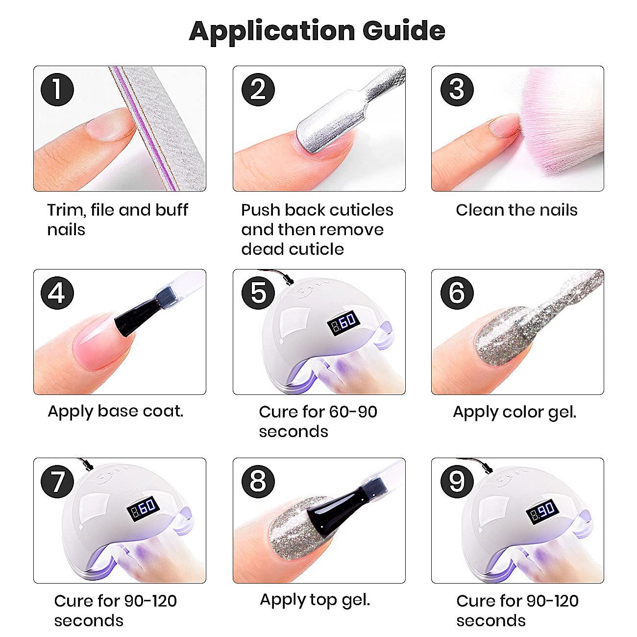 Vernis gel RARJSM sans écaillage pour tous types d’ongles
