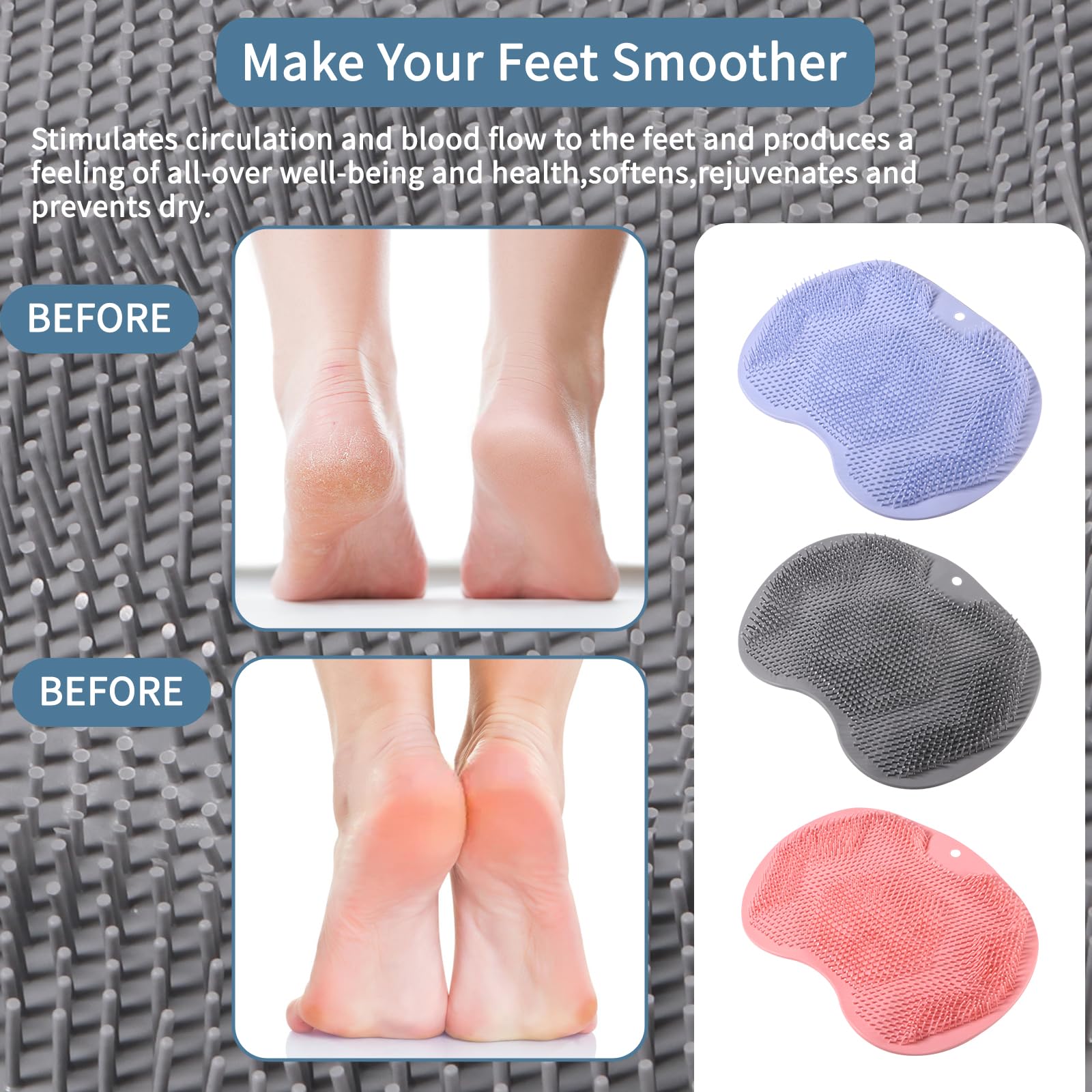 RARKVEN douche-pieds-montage-surface-lisse, utilise sur surface plane et lisse.